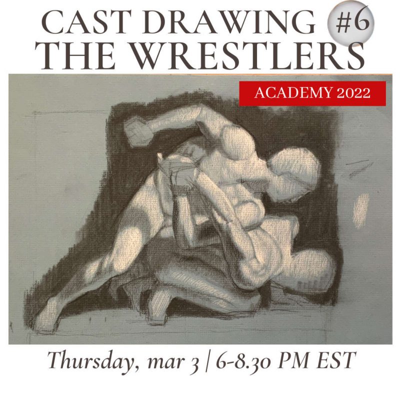 Roberto Osti Drawing The Wrestler Pankration