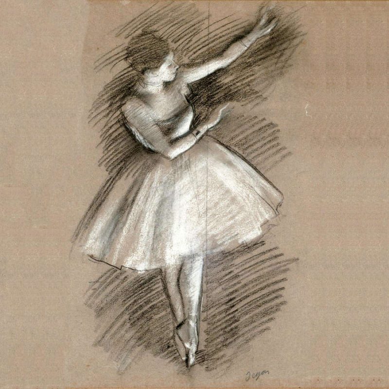 Dancer in White Edgar Degas
