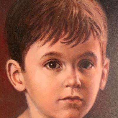 Massimo Osti Portrait Oil Painting by Roberto Osti