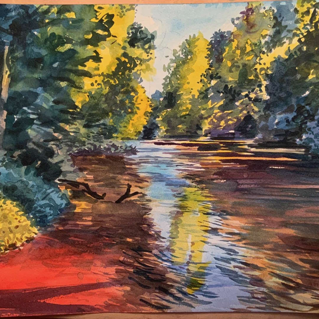 roberto-osti-new-renaissance-atelier-watercolor-raritan-river